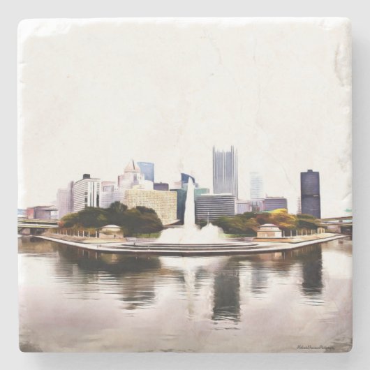 ピッツバーグのコースター ストーンコースター (正面)