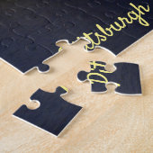 ピッツバーグのスカイラインのAlleghenyの川のClemente橋 ジグソーパズル (側面)