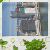 ピッツバーグのスカイライン キッチンタオル (折り畳み)