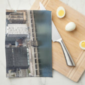ピッツバーグのスカイライン キッチンタオル (四つ折り)