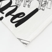 ピッツバーグのスカイライン フリースブランケット (角)