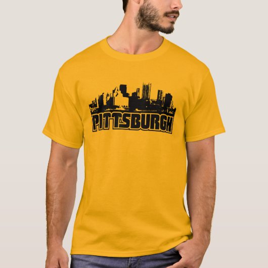 ピッツバーグのスカイライン Tシャツ (正面)