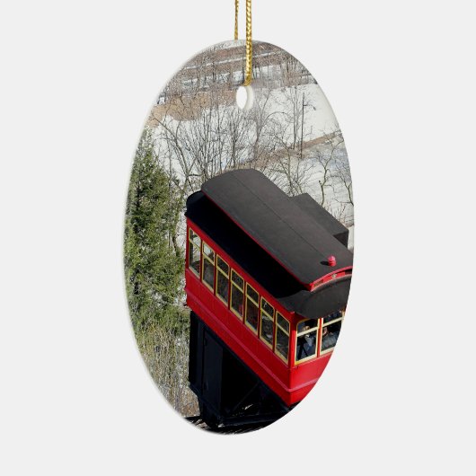 ピッツバーグの傾斜の飛行機 セラミックオーナメント (右)