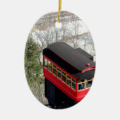 ピッツバーグの傾斜の飛行機 セラミックオーナメント (正面)