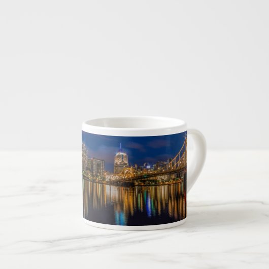 ピッツバーグの反射 エスプレッソカップ (正面右)