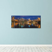 ピッツバーグの反射 キャンバスプリント (インサイチュ (ウッドフロア))