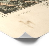 ピッツバーグの地図，鳥瞰図， 1902 ポスター (角)