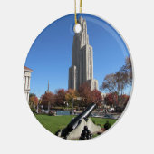 ピッツバーグの大学を学ぶことのカテドラル セラミックオーナメント (左)