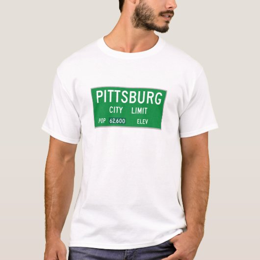 ピッツバーグの市境 Tシャツ (正面)