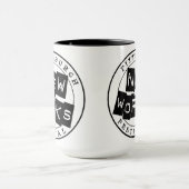 ピッツバーグの新たな業務のフェスティバルのコーヒー・マグ マグカップ (中央)