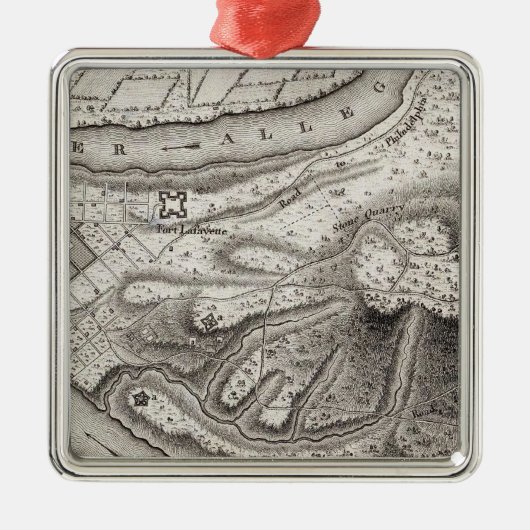 ピッツバーグの町の計画 メタルオーナメント (正面)