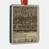 ピッツバーグの近くのIdlewoodのコテージのホテル メタルオーナメント (右)