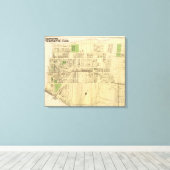 ピッツバーグの11区と13区、ペンシバニア キャンバスプリント (インサイチュ (ウッドフロア))