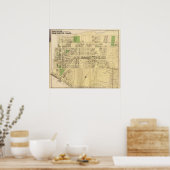 ピッツバーグの11区と13区、ペンシバニア ポスター (キッチン)