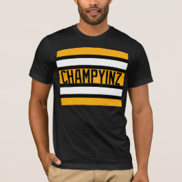 ピッツバーグのPAのチーム- YINZのためのChampyinzのワイシャツ Tシャツ