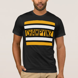 ピッツバーグのPAのチーム- YINZのためのChampyinzのワイシャツ Tシャツ