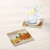 ピッツバーグのPA |の水彩画都市スカイライン スクエアペーパーコースター (インサイチュ)