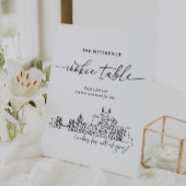 ピッツバーグクッキーテーブル卓上プレートとイーゼル フォトプラーク