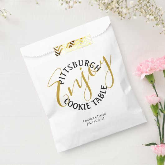ピッツバーグクッキー表 フェイバーバッグ (封をした状態)