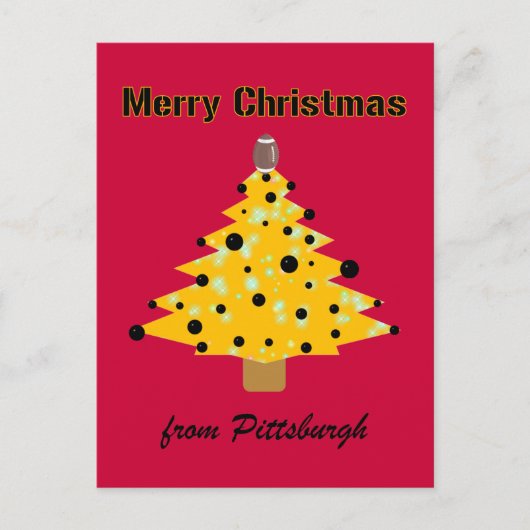 ピッツバーグクリスマス シーズンポストカード (正面)