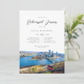 ピッツバーグシティスケースリハーサルディナー招待状 招待状 (スタンド正面)