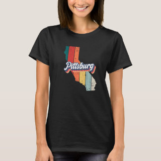 ピッツバーグシティレトロヴィンテージふるさとカリフォルニアP Tシャツ