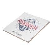 ピッツバーグシティ統一された州ペンシルバニアUSA タイル (側面)