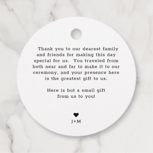 ピッツバーグスカイライン |の結婚お願い フェイバータグ (裏面)