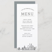 ピッツバーグスカイライン |の結婚イベントメニュー メニュー (正面/裏面)