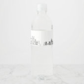 ピッツバーグスカイライン |ウェルカムメッセージ ペットボトルラベル (裏面)