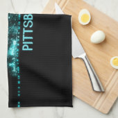 ピッツバーグスカイライン キッチンタオル (四つ折り)