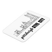 ピッツバーグスカイライン マグネット (左側)