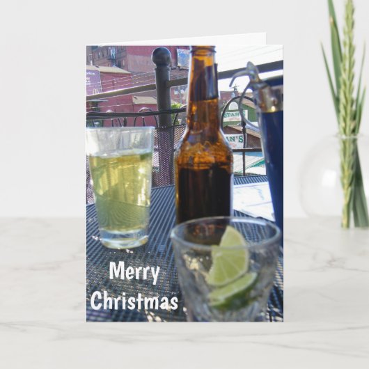 ピッツバーグスタイルクリスマスがあなたのために祈る シーズンカード (正面)