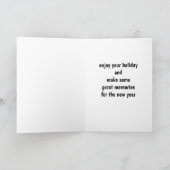 ピッツバーグスタイルクリスマスがあなたのために祈る シーズンカード (内部)