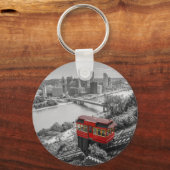 ピッツバーグスチールシティスカイラインインクライン写真 キーホルダー (正面)