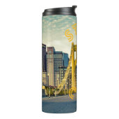 ピッツバーグスチールシティスカイラインブリッジペンシルバニア  タンブラー (回転左)