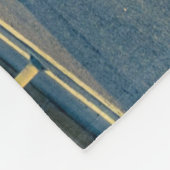 ピッツバーグスチールシティスカイライン412ペンシルバニアカン フリースブランケット (角)