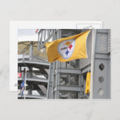 ピッツバーグスティーラー国旗 ポストカード (正面/裏面)