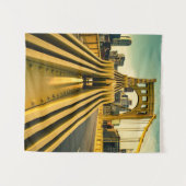 ピッツバーグスティールシティブリッジペンシルバニアプリント タペストリー (正面(横))