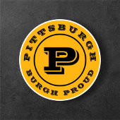 ピッツバーグスティール誇りを持ったシティインズインツァーTシャツ Tシャツ