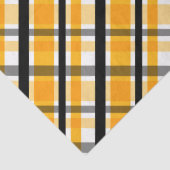 ピッツバーグスポーツファンイエロー金ゴールドブラックプレイド 薄葉紙 (詳細)