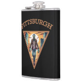 ピッツバーグゾンビ フラスク (左)
