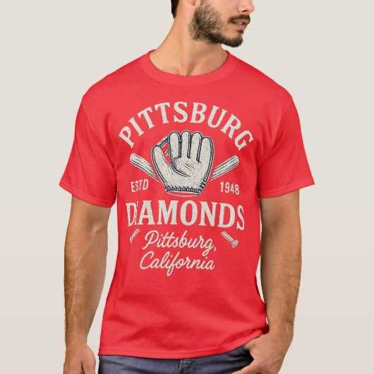 ピッツバーグダイヤモンド - カリフォルニア Tシャツ (正面)