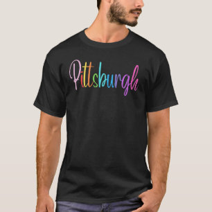 ピッツバーグパステルレインボーゲイLGBTQIA+メンズB Tシャツ