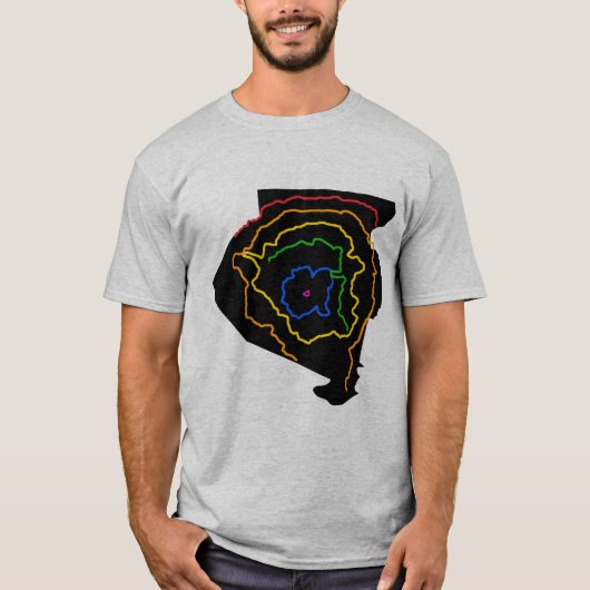 ピッツバーグベルトシステムTシャツ(灰色) Tシャツ (正面)