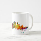 ピッツバーグペンシルバニアのスカイライン コーヒーマグカップ (正面右)