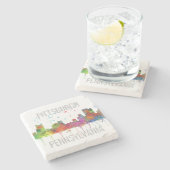 ピッツバーグペンシルバニアのスカイライン ストーンコースター (横)