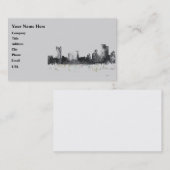 ピッツバーグペンシルバニアのスカイライン 名刺 (正面/裏面)