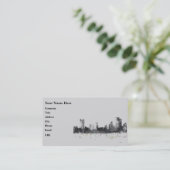 ピッツバーグペンシルバニアのスカイライン 名刺 (スタンド正面)