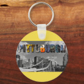 ピッツバーグペンシルバニアシティ旅行写真 キーホルダー (裏面)